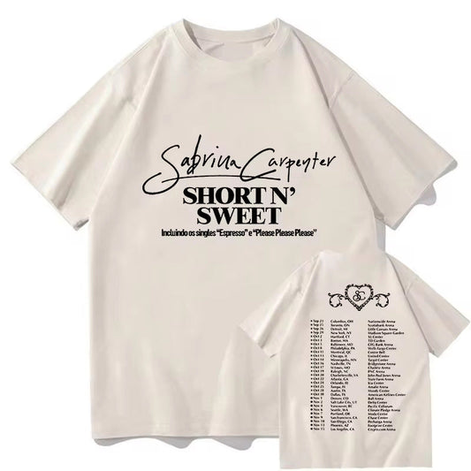 Carpenter Short n' Sweet T-shirt Album Tour Crewneck