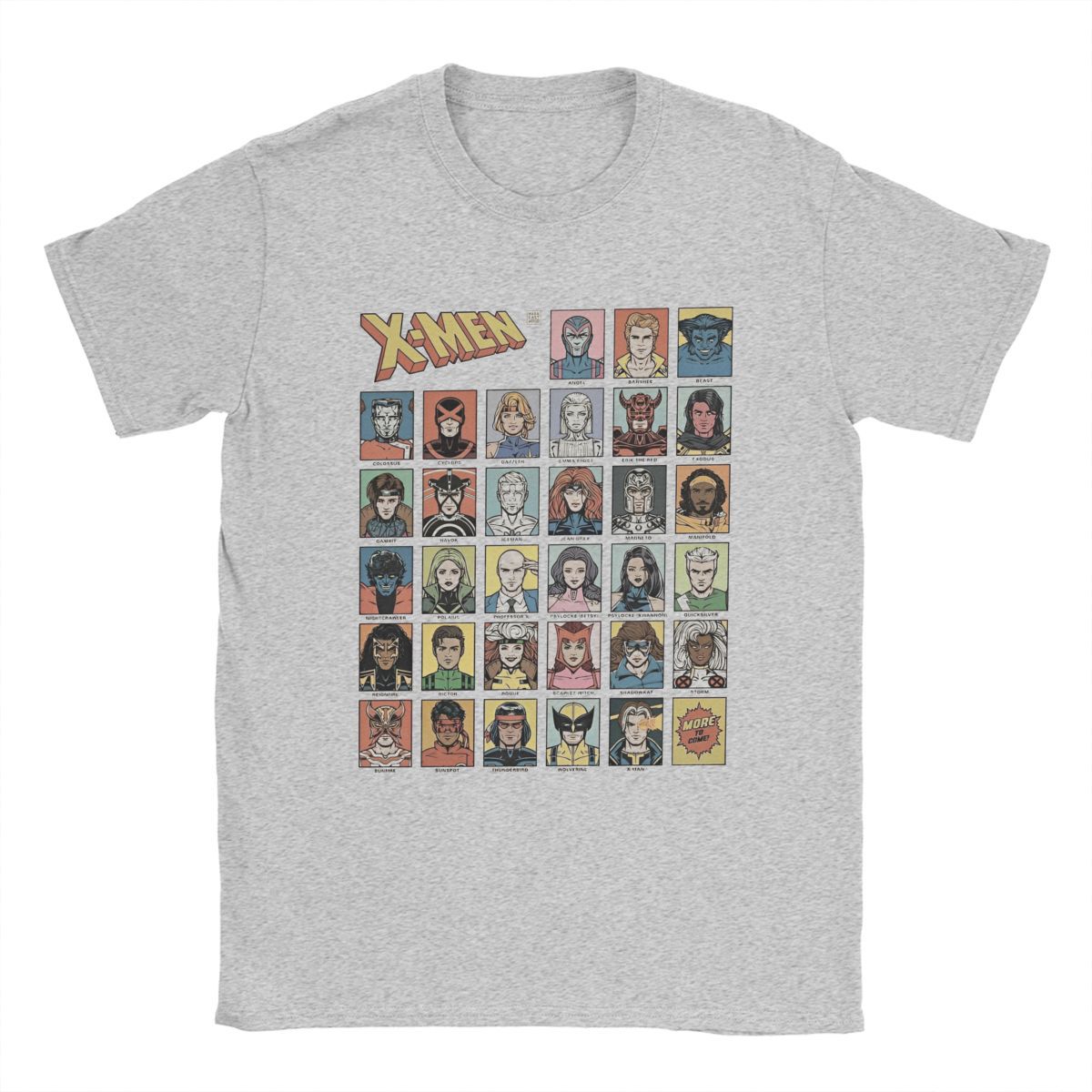 X-Men Charaters T-Shirt Men Xmen Group T Shirts
