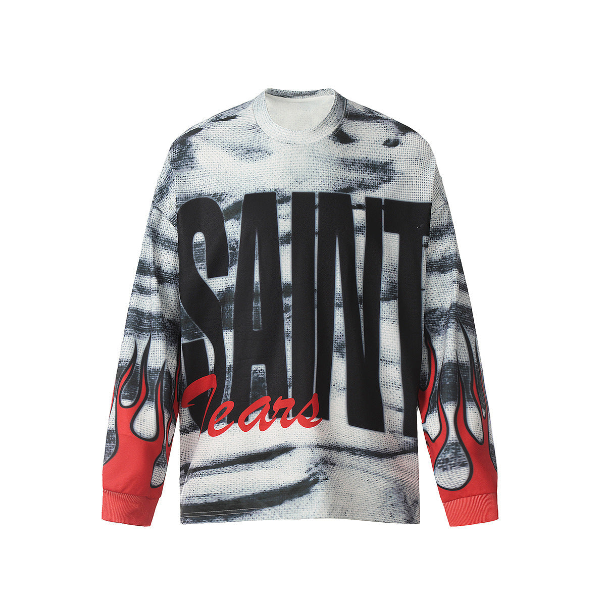 Men Long Sleeve Shirt Saint Michael Loose Long Sleeve Shirt