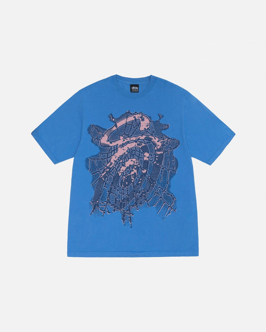 WEB BLUE TEE PIGMENT DYED