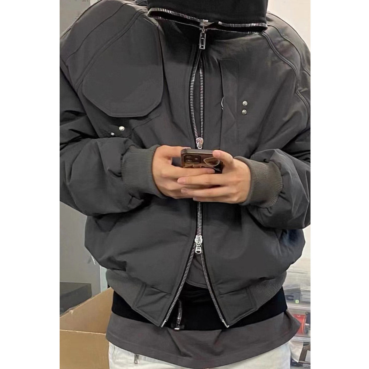 Unisex Coat UndermyCar Vibe Multi Pocket Coat